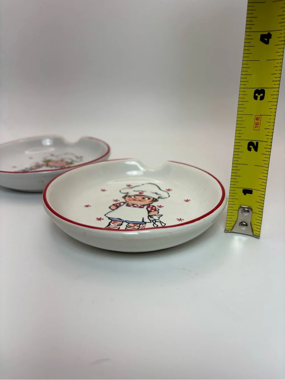 Vintage Campbell's Kids Ceramic Spoon Rest Set of 2